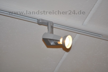3 Phasen Schienensystem Strahler Pixo Pro XS grau