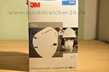 3M Atemschutzmaske 8822 FFP2 mit Ausatemventil 10 Stck.