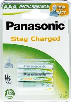 Panasonic Akku Micro AAA 750mAh 1,2 Volt DECT