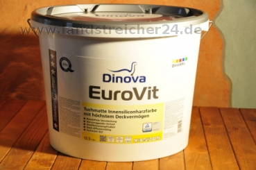 EuroVit ELF Silikonharzfarbe für Innen 12,5 Ltr. Weiss