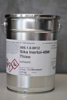 Inertol  49 W Thixo Schwarz 3,6 kg