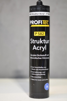 Profitec P 582 Strukturacryl 300 ml Acrylat-Dichtstoff mit mineralischer Körnung