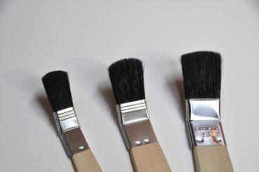 Plattpinsel gebogen für alle Lackarten