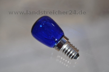20 Blaue Lichtbirnen E14 / 15 Watt Abverkauf / Restposten