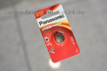 Panasonic Lithium Power Knopfzelle CR1632