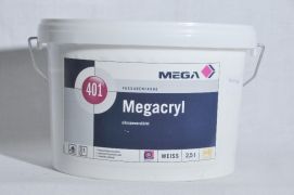 Megacryl Fassadenfarbe 2,5 Ltr. Weiss