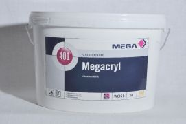Megacryl Fassadenfarbe 5 Ltr. Weiss