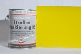 Straßenmarkierungsfarbe HS Gelb 1023 2,5 Ltr.