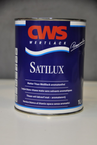 CWS Satilux Mattlack 1 Ltr. Weiß