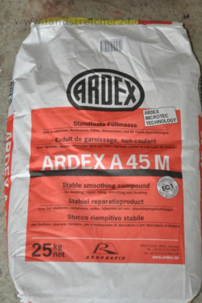 ARDEX A 45 M Fein Standfeste Füllmasse 25 kg