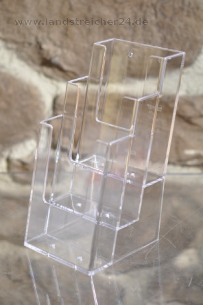 Prospektständer 3 Stufig DIN lang Flyer