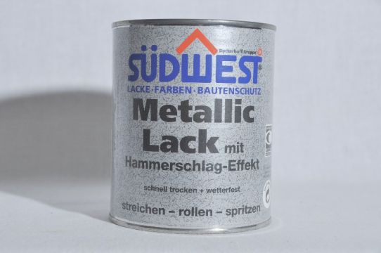 Hammerschlag-Effektlack Grau 0,75 Ltr.