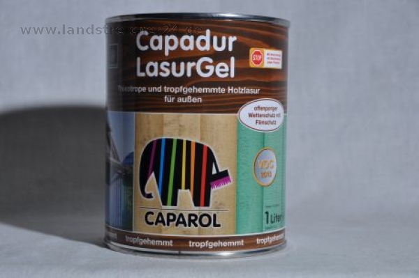 Capadur Lasur Gel 1 Ltr. Weiß Abverkauf (Auf Bestand achten)