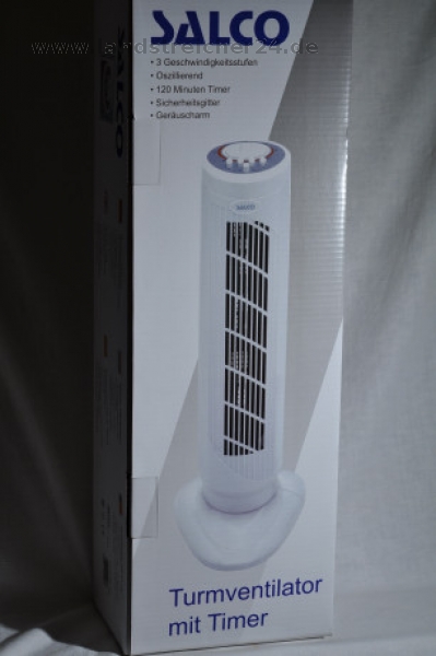 Salco Turmventilator mit Timer